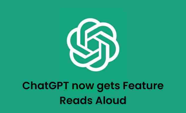Chatgpt talks! New feature reads responses aloud