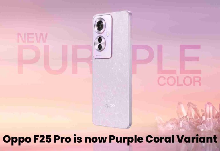 Oppo f25 pro’s purple paradise: all about the coral variant