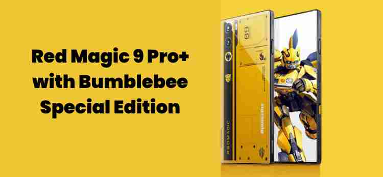 Red magic 9 pro+ transforms with bumblebee special edition