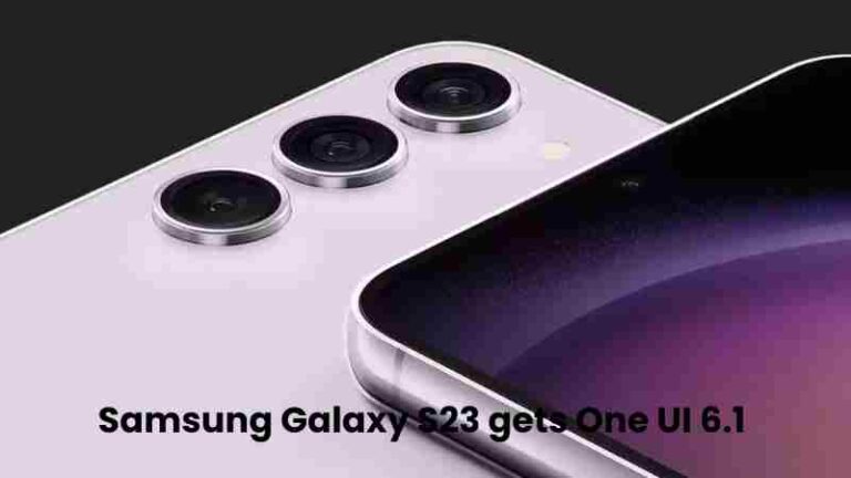 Galaxy s23 gets new features: one ui 6. 1 update