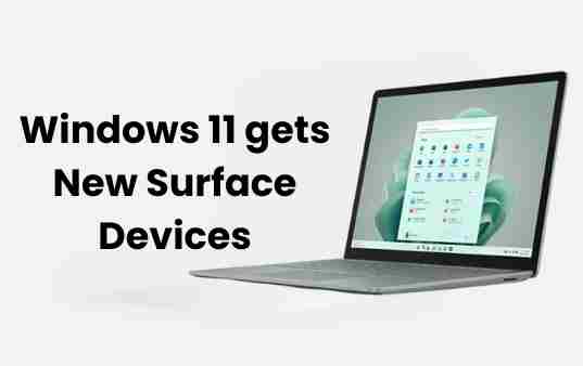 Microsoft: ai for windows 11 & new surface devices