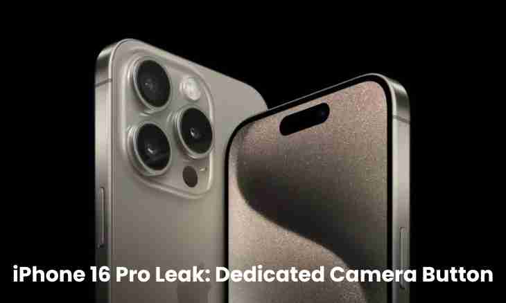 Iphone 16 pro leak: dedicated camera button