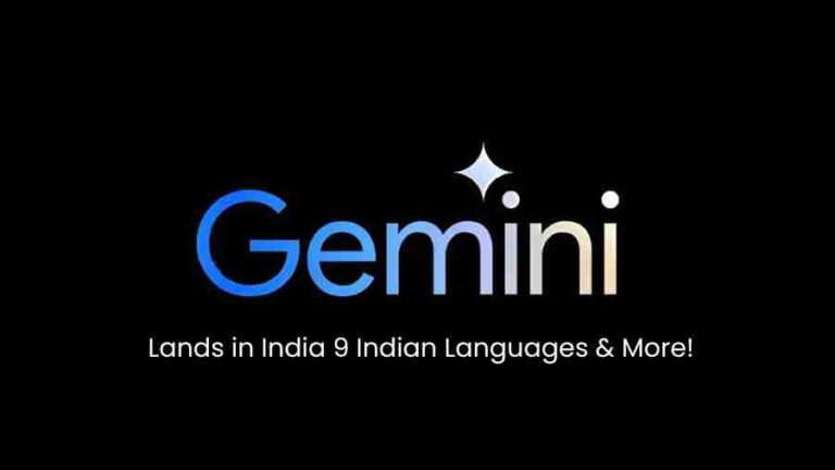 Google gemini lands in india: 9 indian languages & more!
