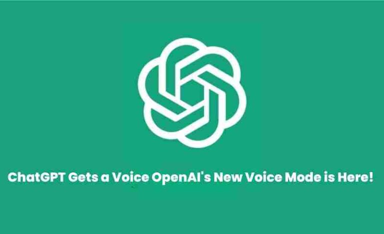 Chatgpt gets a voice: openai’s new voice mode is here!