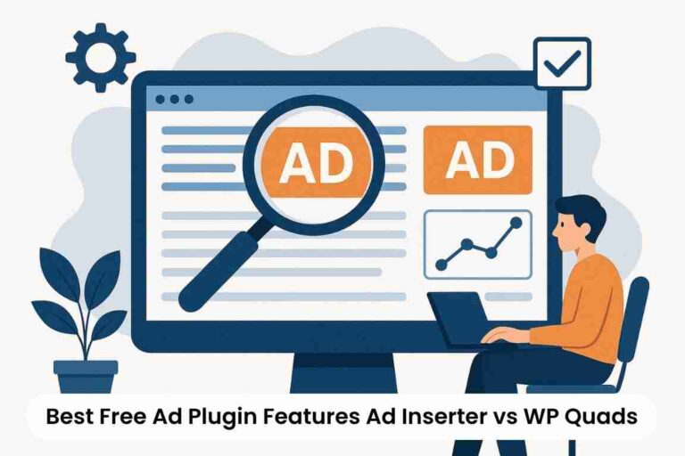 Best free ad plugin features: ad inserter vs wp quads