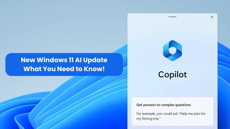 New windows 11 ai update: what you need to know!