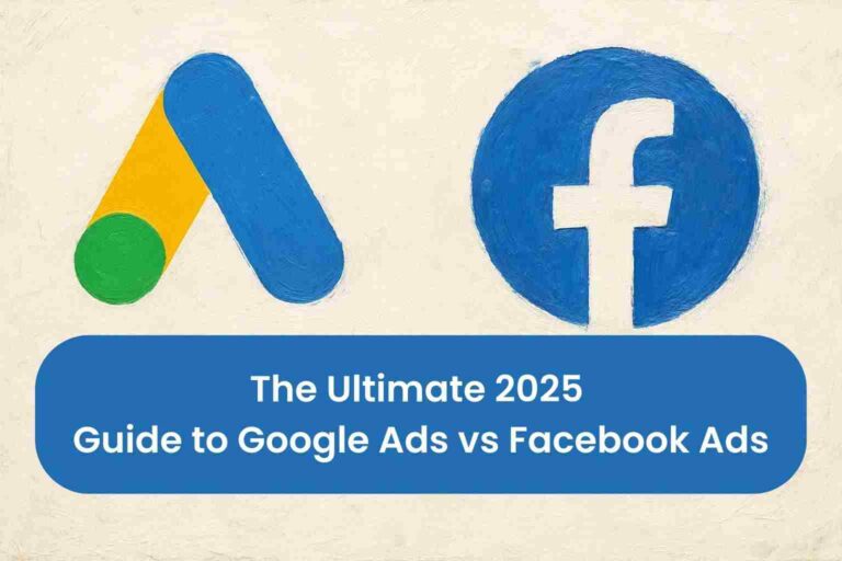 The ultimate 2025 guide to google ads vs facebook ads.