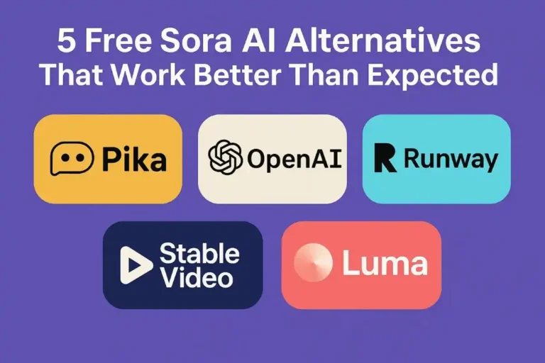 5 free sora ai alternatives that work better than expected