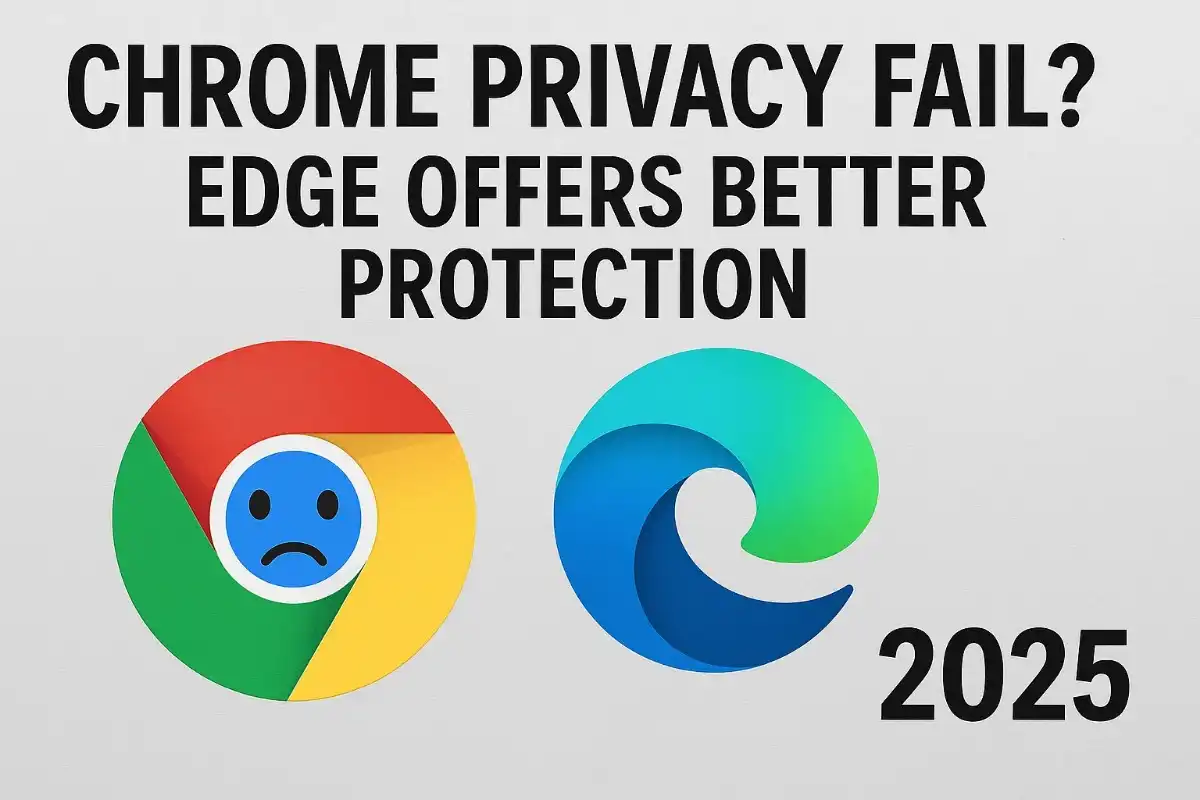 Chrome privacy fail edge offers better protection 2025