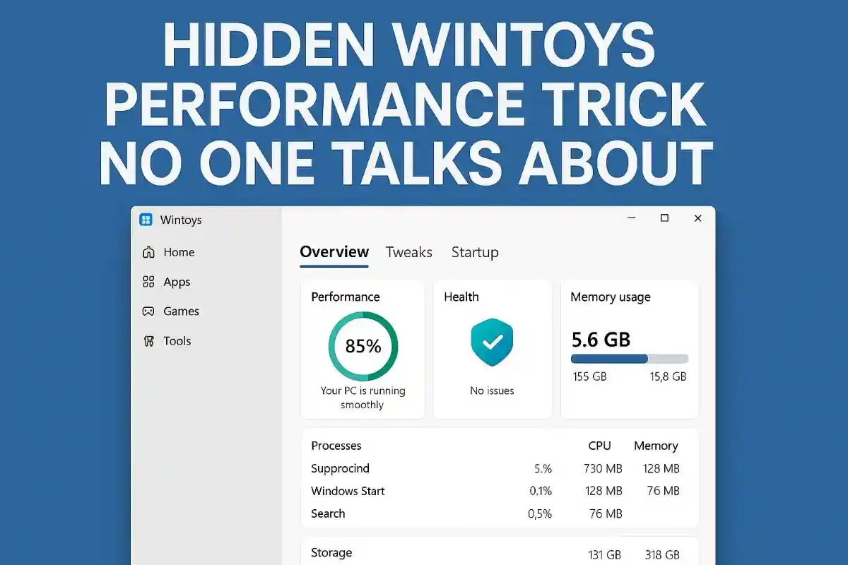 Hidden wintoys performance trick no one talks about
