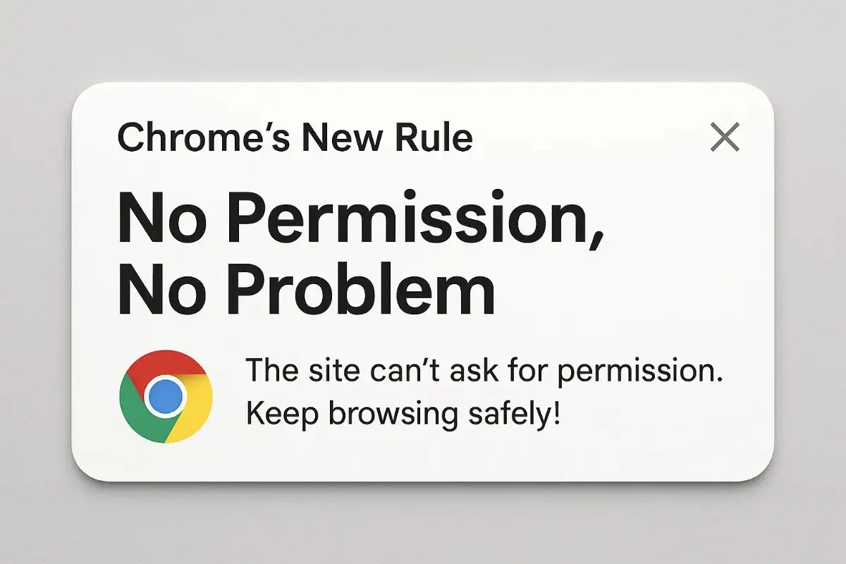 Chromes new rule no permission no problem
