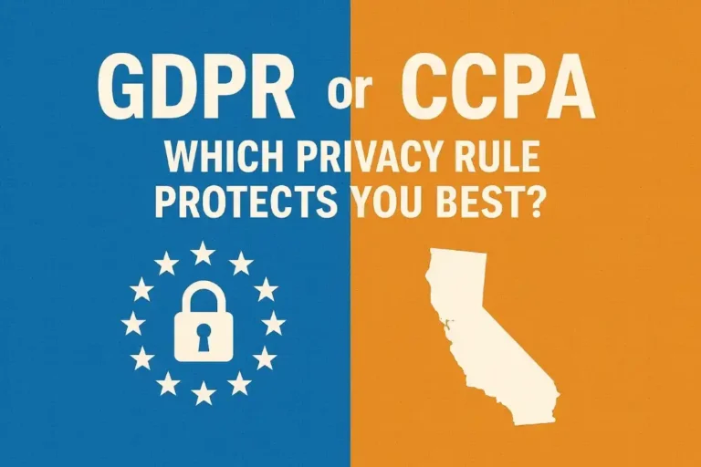 Gdpr or ccpa: which privacy rule protects you best?