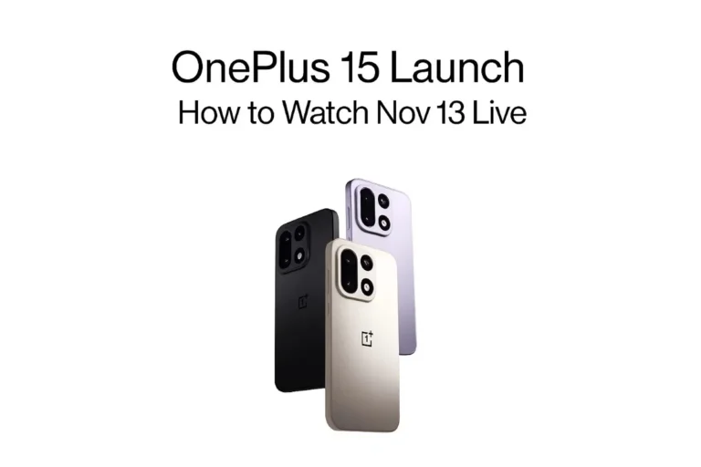 Oneplus 15 launch: how to watch nov 13 live