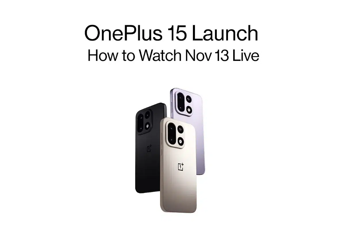 Oneplus 15 launch how to watch nov 13 live
