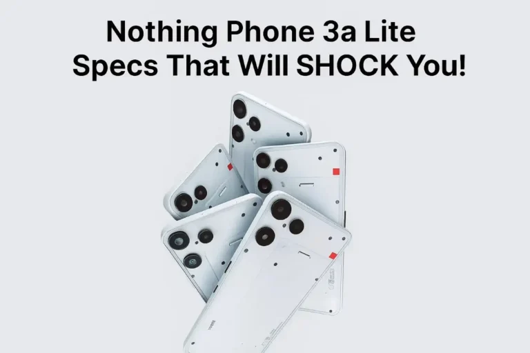 Nothing phone 3a lite: specs that will shock you!
