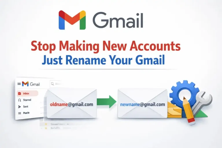 Stop making new accounts: just rename your gmail