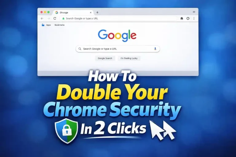 How to double your chrome security in 2 clicks