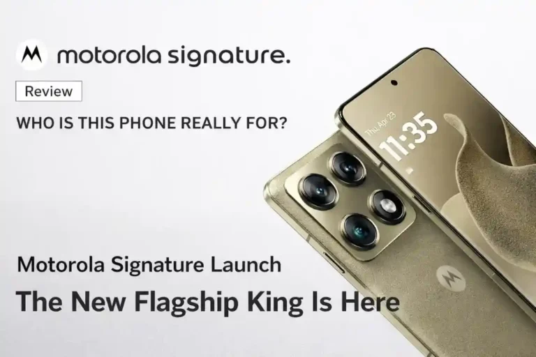 Motorola signature launch: the new flagship king is here