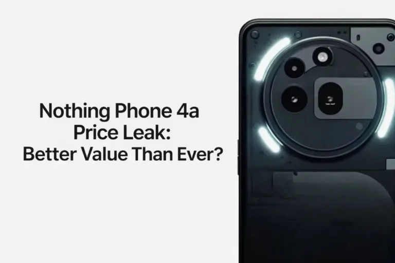 Nothing phone 4a price leak: better value than ever?