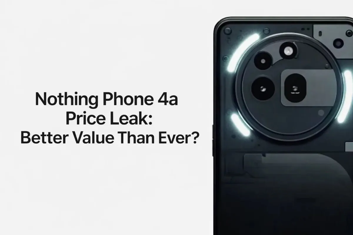 Nothing phone 4a price leak better value than ever