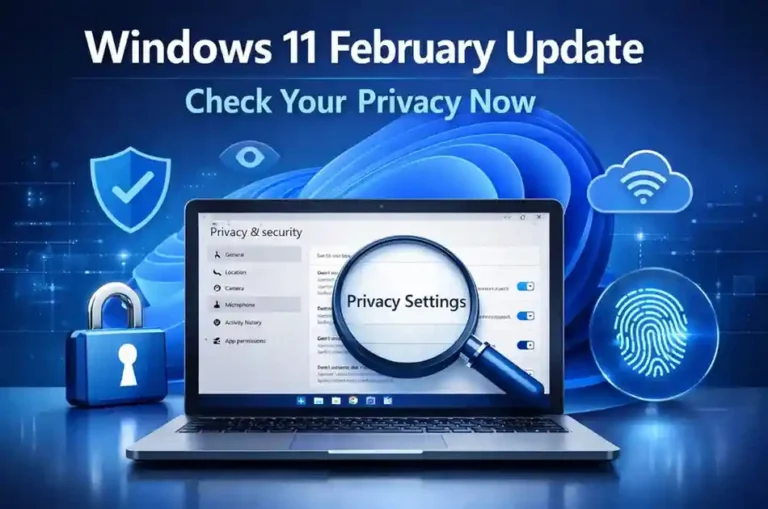 Windows 11 february update: check your privacy now