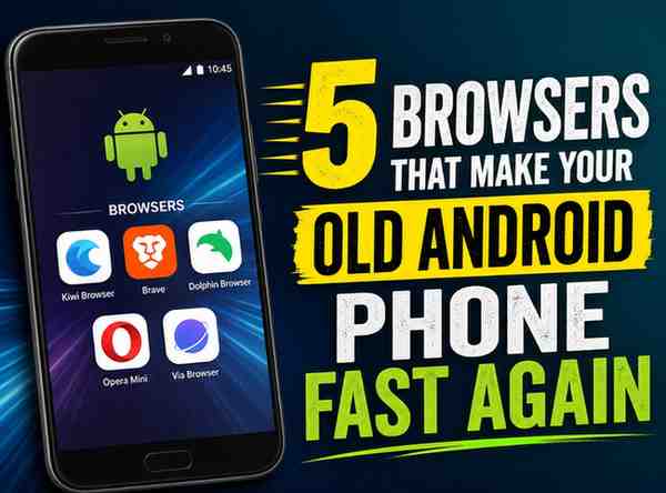 5 browsers that make your old android phone fast again