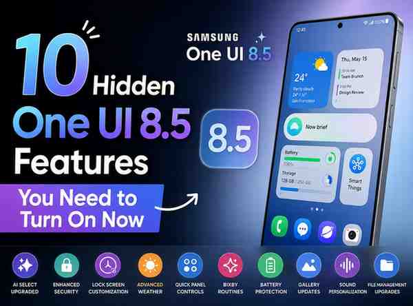 10 hidden one ui 8. 5 features you need to turn on now