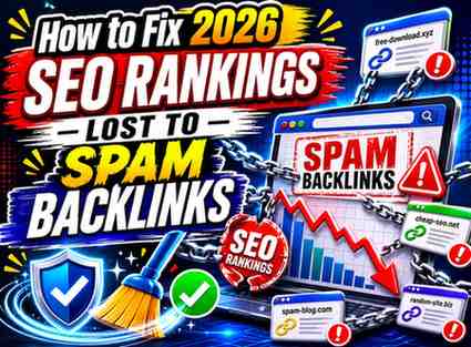 How to fix 2026 seo rankings lost to spam backlinks