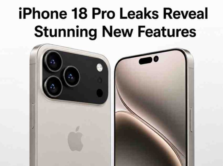 Iphone 18 pro leaks reveal stunning new features