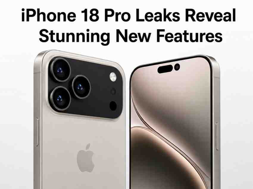 Iphone 18 pro leaks reveal stunning new features