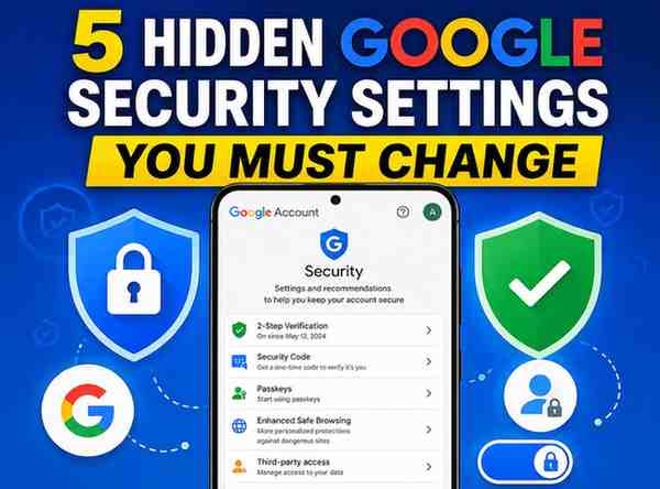 5 hidden google security settings you must change