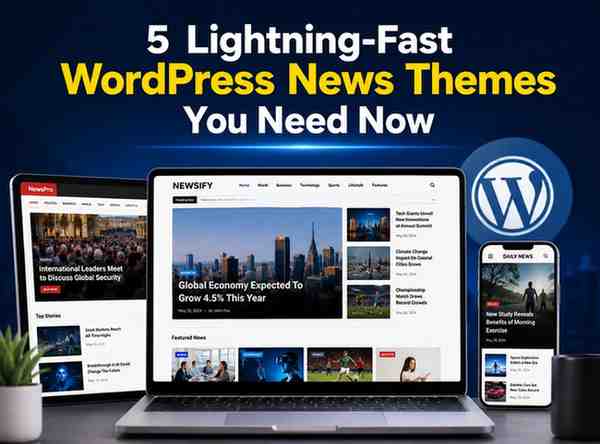 5 lightning-fast wordpress news themes you need now