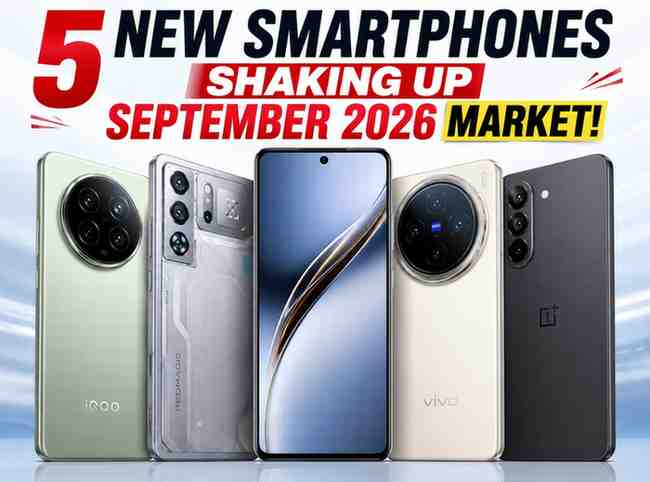 5 new smartphones shaking up september 2026 market!