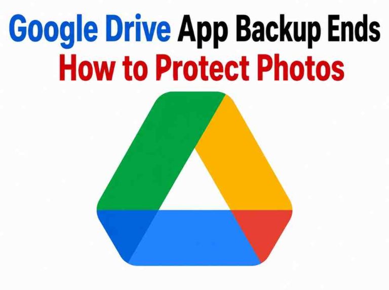 Google drive app backup ends: how to protect photos