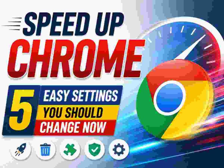 Speed up chrome: 5 easy settings you should change now